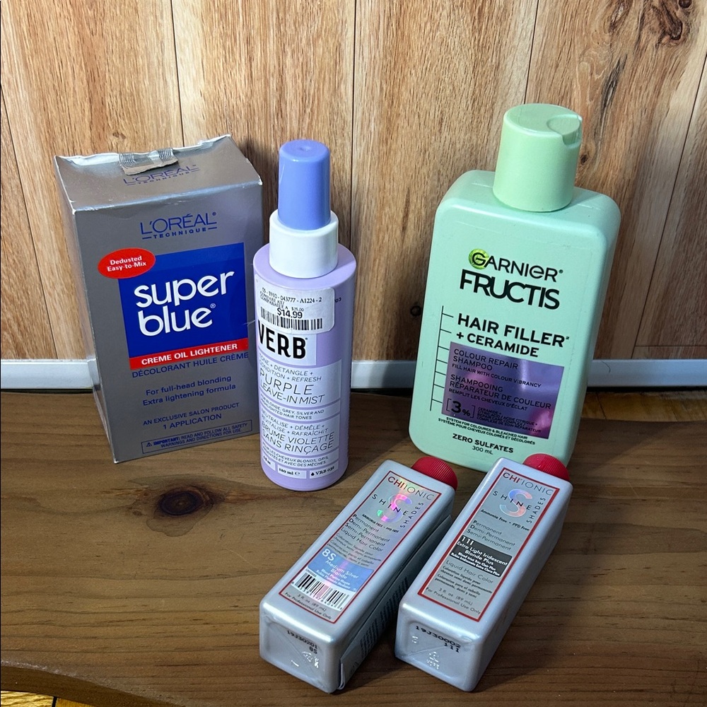 Ash Blonde Hair Colour and Care Bundle